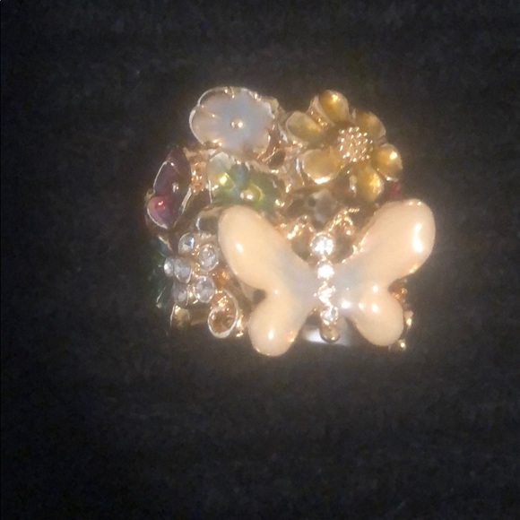 Guess Enamel Gold Tone Ring - Picture 8 of 8